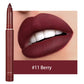 💄 Matte lip crayon – waterproof, 8hr wear, built-in sharpener 💋✨