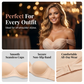 💜Women's Convertible Strapless Minimiser Bandeau Bra Underwire Unlined for Large Bust