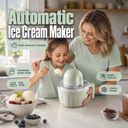🍦🖤 Black Friday: Limited-Time 50% OFF!✨Electric Kids Ice Cream Maker