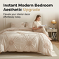 Elegant Pinch Pleat Duvet Cover Set