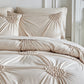 Elegant Pinch Pleat Duvet Cover Set