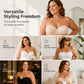 Women's Plus Size Strapless Non-Slip Bandeau Bra