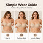 Women's Plus Size Strapless Non-Slip Bandeau Bra