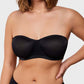 Women's Plus Size Strapless Non-Slip Bandeau Bra