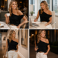 Women's Casual One-Shoulder Top