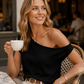 Women's Casual One-Shoulder Top