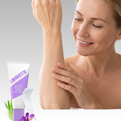Gentle Herbal Hair Removal Cream for Smooth Skin
