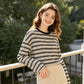 🍂LAST DAY SALE 50% OFF⚡50K+ SOLD💕Women's Casual Oversized Striped Top