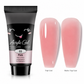 Poly Nail Extension Gel Kit with Dual Forms and Brush for Nail Art