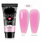 Poly Nail Extension Gel Kit with Dual Forms and Brush for Nail Art