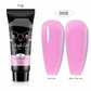 Poly Nail Extension Gel Kit with Dual Forms and Brush for Nail Art