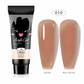 Poly Nail Extension Gel Kit with Dual Forms and Brush for Nail Art
