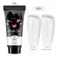 Poly Nail Extension Gel Kit with Dual Forms and Brush for Nail Art