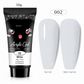 Poly Nail Extension Gel Kit with Dual Forms and Brush for Nail Art