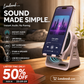 50% OFF 😍 30K+ SOLD | Smart Phone Sound Amplifier Stand – No Bluetooth Needed