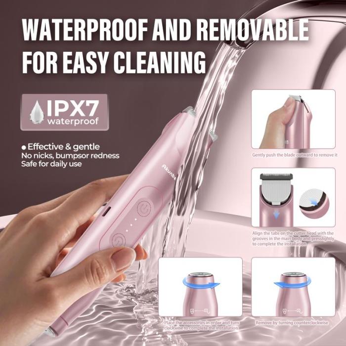 💜 LAST DAY PROMOTION - 50%OFF💜IPX7 Waterproof Dual-head Shaver