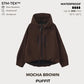Wide-Brim Hood Short Oversized Rain Jacket With Bubble Hem,👍⛈️Waterproof & Lightweight & Adjustable Cuffs